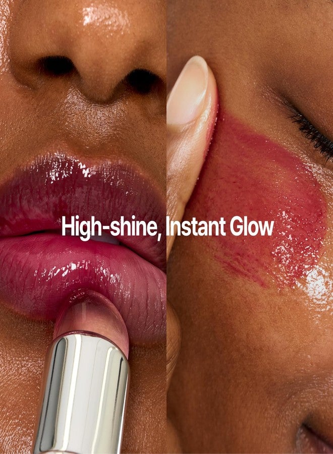 فوي مرطب شفاه جيلي لامع من فوي | لون شفاه وبلاشر جيلي ندي، بلسم ملون لامع، لمسة نهائية ندية قابلة للتكثيف - تشيريبو (أحمر كرزي) | 0.14 أونصة - Image 5